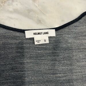 Helmut Lang Charcoal Knit Top